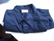 Wrangler All Day Comfort Shirt Men’s L black Button Front Short Sleeve Pockets