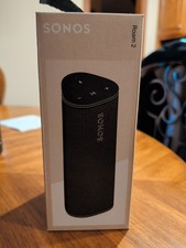 NEW SEALED BOX Sonos Roam 2 Portable Waterproof Bluetooth Speaker Black SEE NOTE