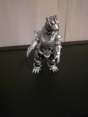 Bandai Toho Mechagodzilla Kaiju Vinyl Silver Action Figure Godzilla 6.25'' 2005