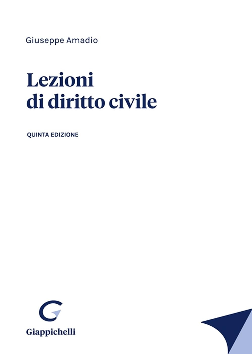Giuseppe Amadio Lezioni di diritto civile (Paperback)