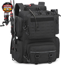 50L Angelrucksack mit Rutenhaltern wasserabwe...