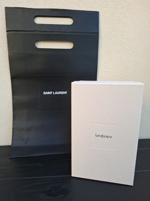   Authentic Saint Laurent YSL White Box 25x15x12 Einkaufstasche - Geschenkverpackung