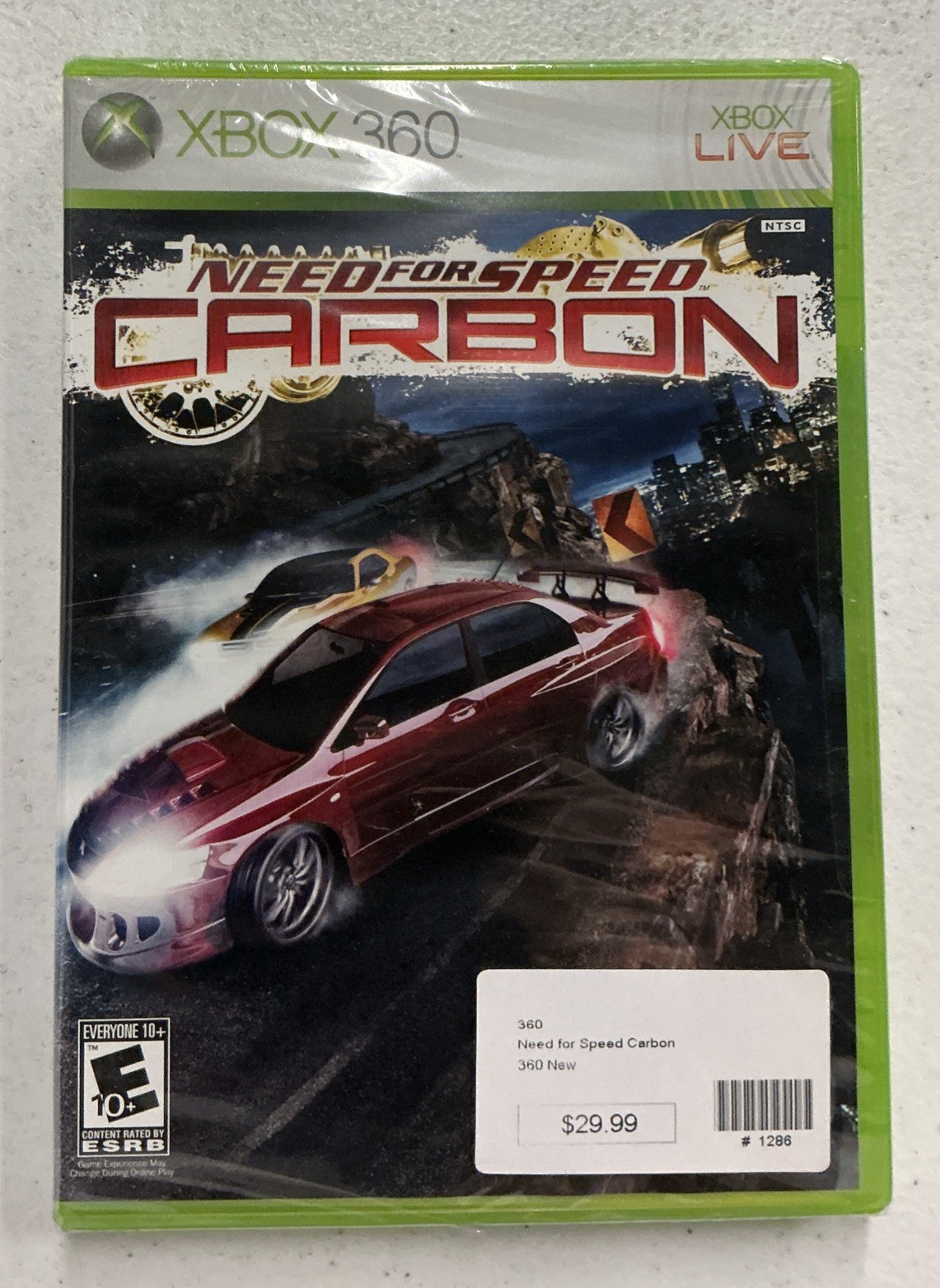 Need for Speed Carbon Xbox 360 Brand New Sealed -- S2G --