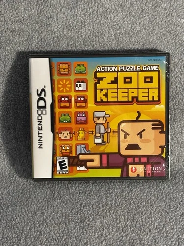 Zoo Keeper Action Puzzle Game ~ Nintendo DS ~ 2004  ~ New! Unopened Package!
