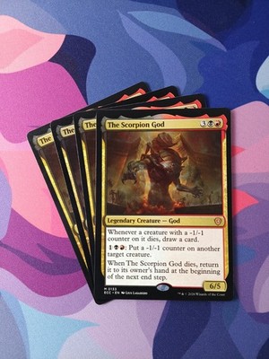 The  Scorpion God x 4 | *% Off 2+ | Lorwyn Eclipsed | NM | MTG