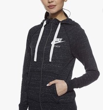 Women s Light Weight Heather Gray Size Medium Nike Zip Up Hoodie