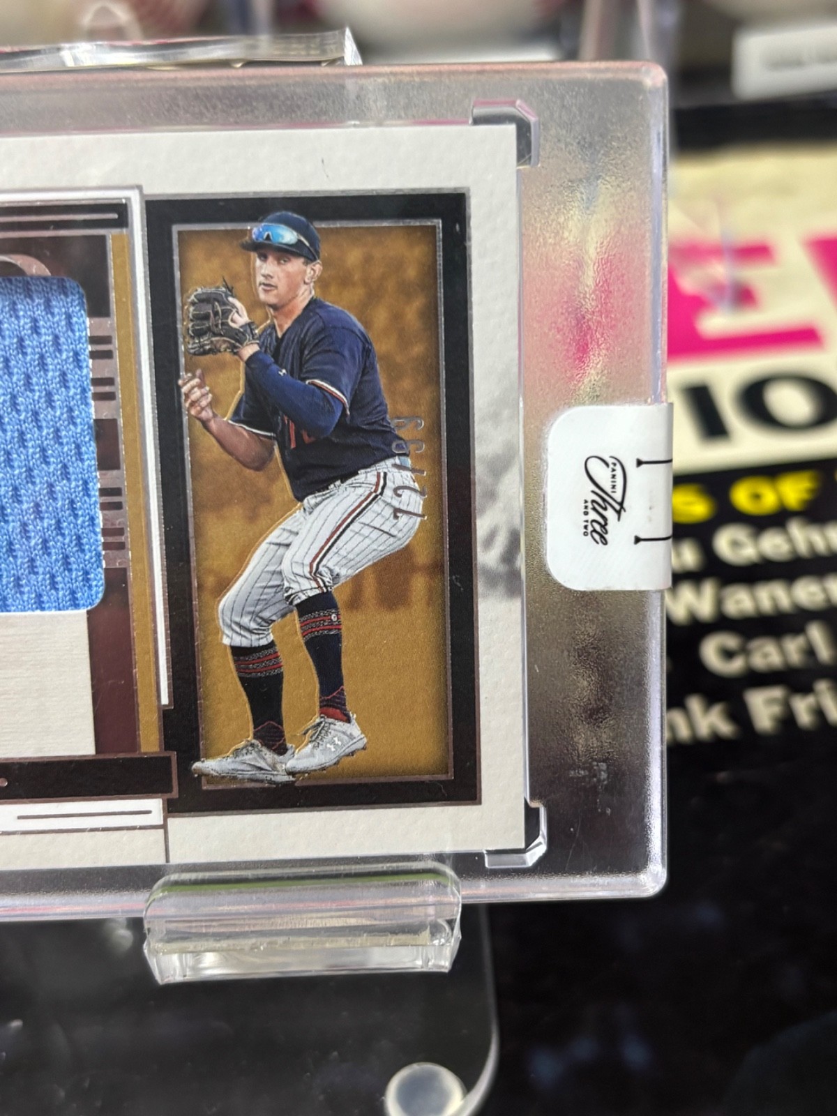 2024 Panini Three And Two Brooks Lee Prospect Patch Auto 72/99  Minnesota Twins view 4
