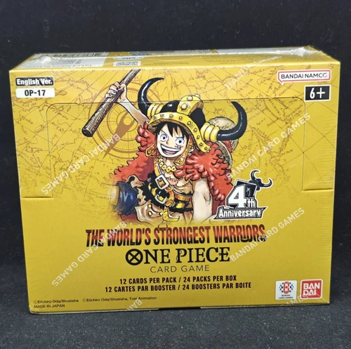 One Piece Card Game OP-17 The World's Strongest Warriors Sealed Booster Box