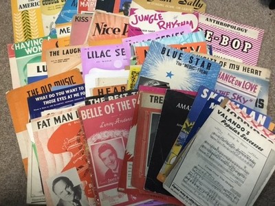 Vintage Noten - Auswahl aus Dropdown-Liste - Rabatt für Bundles