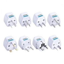 Universal Plug Adapter EU US UK AU CN To UK Type G Travel Socket Plug Converter