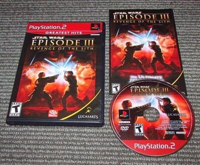 Star Wars Episode III 3 Revenge of the Sith for Playstation 2 Complete