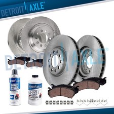 10pc Front Rear Brake Rotors Ceramic Brake Pads For 2016 - 2023 Jeep Cherokee 10pc Front Rear Brake Rotors Ceramic Brake Pads For 2016 - 2023 Jeep Cherokee