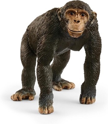 Schleich Wild Life - 3'' Chimpanzee Animal Figurine - Realistic Monkey Figure... 