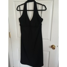 Amanda Smith Classic Black Halter Dress - Womens Little Black Dress Party Event