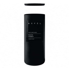 Interchem Porte-Flacon Nefel Black Amber Gel Douche 480 ml Nero Hotel SPA
