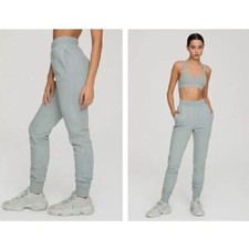 GOOD AMERICAN Good Waist Terry Joggers Women Size 1 - Small Loungewear NWT