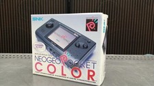 SNK Neo Geo Pocket Color Carbon Black Box Accessories Included A1352