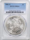 1881-S $1 Morgan Silver Dollar MS64 PCGS 56126719