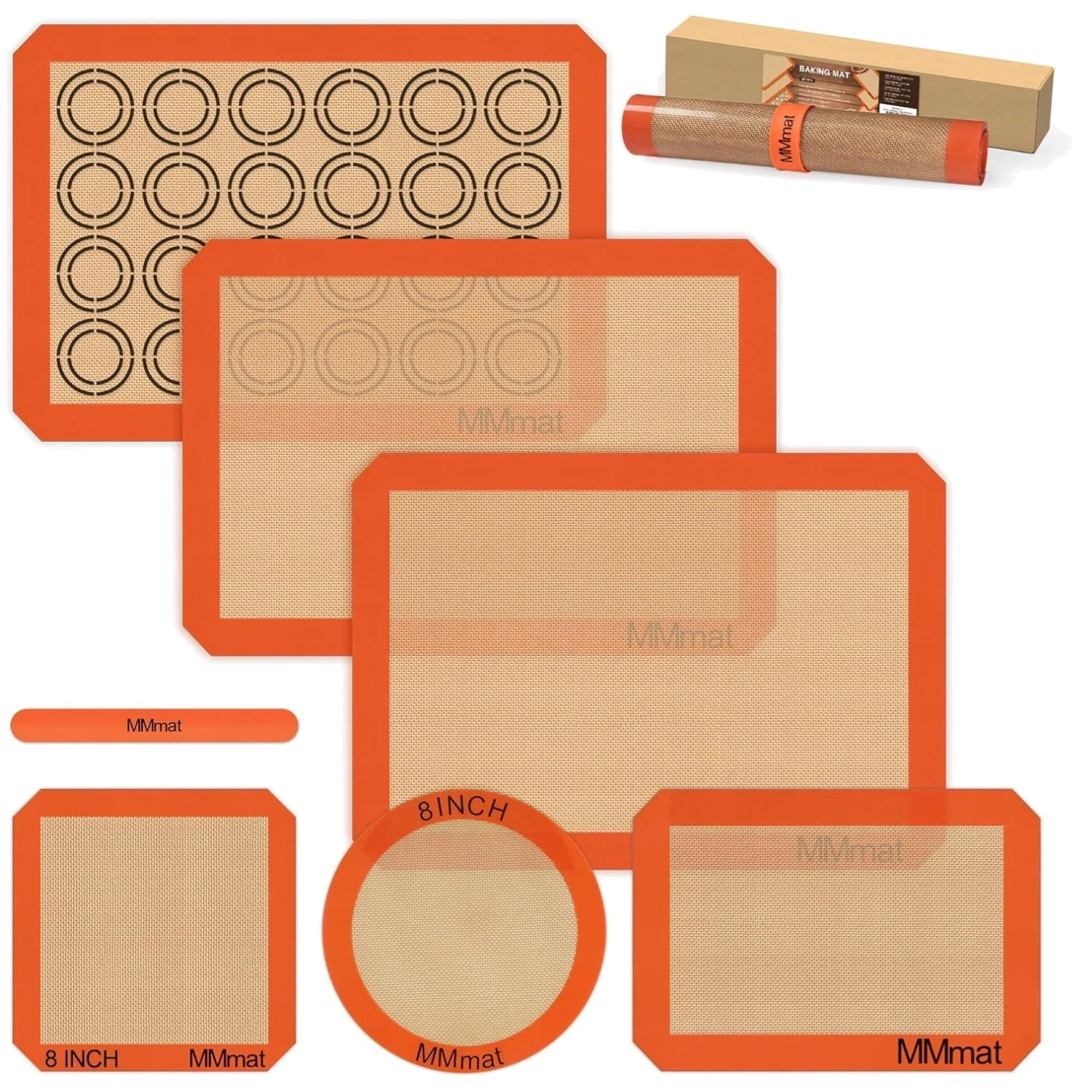 Non Slip Non Stick Silicone Mats For Baking - 6 Pack
Opens in a new window or tab