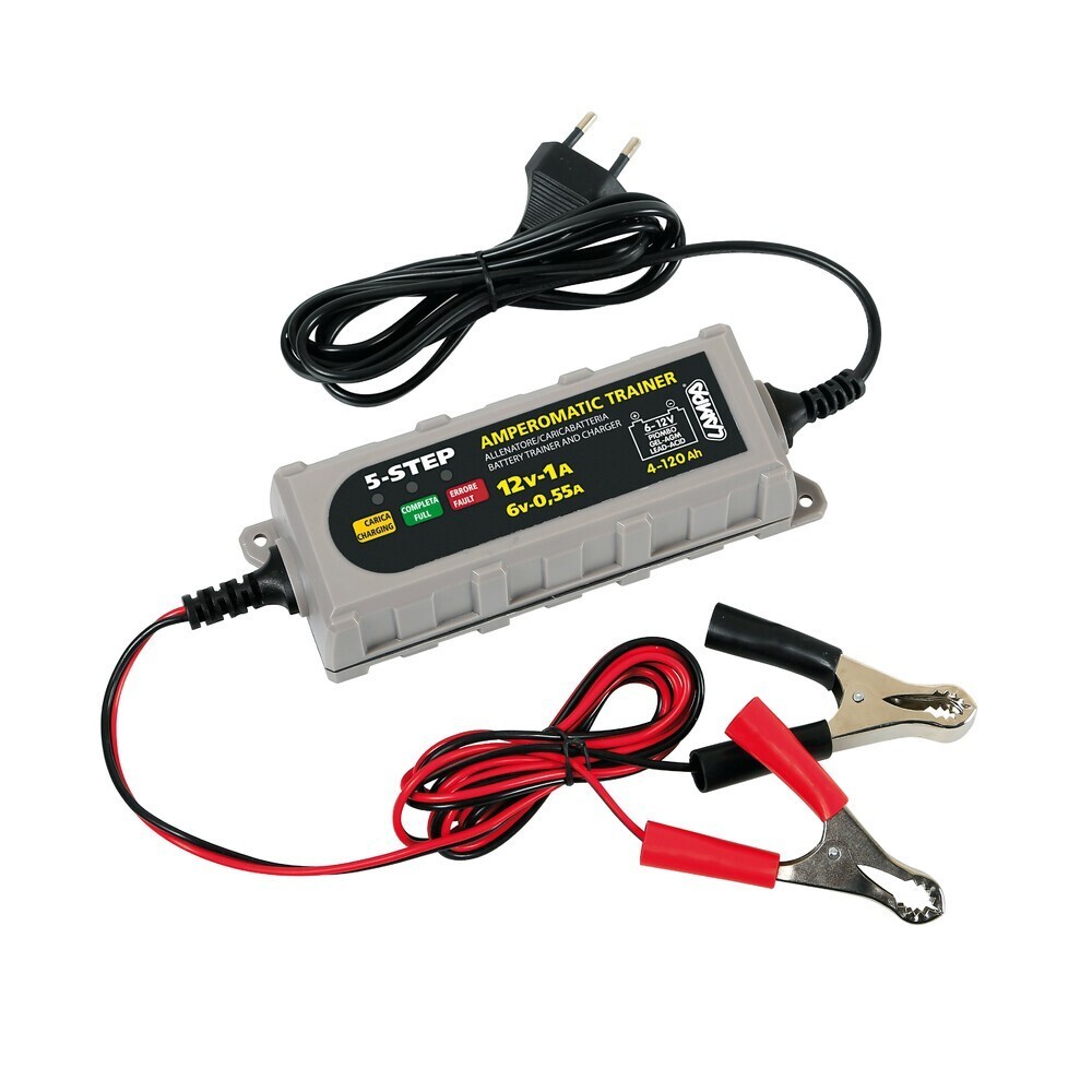 MANTENITORE DI CARICA LAMPA 70178 CARICABATTERIA 6/12V AUTO MOTO SCOOTER AUTOMAT