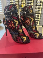 Valentino Garavani Multicolored Booties size 37 (US 7) Only Worn Once