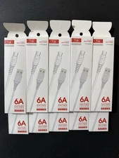 Wholesale 10 Pack LOT 3Ft USB-C Fast Charging Cable Type C Quick Data SYNC