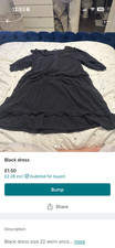 black denim dress