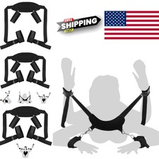 BDSMS Bed Restraints Kit for Couples Hand and Ankle Cuffs Adult Bondage Set