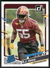 2023 Donruss #400 K.J. Henry