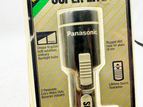 VINTAGE PANASONIC SUPER LITE KRYPTON GLÜHBIRNE TASCHENLAMPE FACKEL VERSIEGELT - Bild 3 von 7