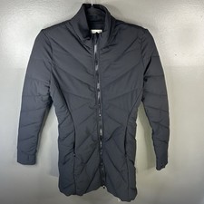 Halara Black Zip Up Quilted Puffer Jacket Size Womens Small New With Tags