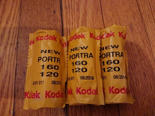 3 Rolls Kodak PORTRA 160 Color 120 Film