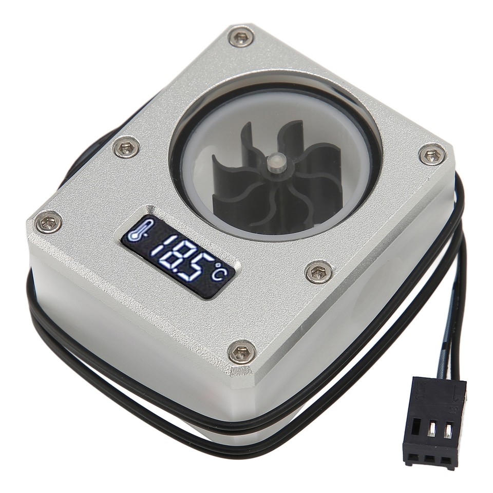 Wate Interface PC Water Cooling Meter 12V Small 3pin Interface G1/4 Thread Durable ...