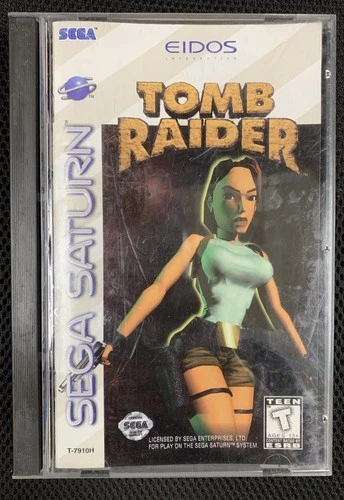 Tomb Raider Sega Saturn CIB Complete Tested Working Clean Disc
