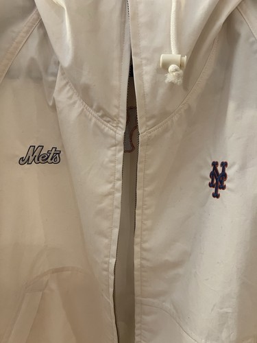 Aime Leon Dore ALD New York Mets Lightweight Hooded Jacket White NEW M SOLD OUT - Afbeelding 5 van 21