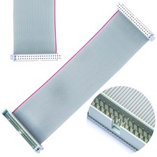 1 PCS 30cm 2.54mm Flat Ribbon IDC Cable Male Female Connector 40P FC 40Pin