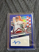 2026 Panini Stars And Stripes Auto Logan Bristol Blue Prizm /49