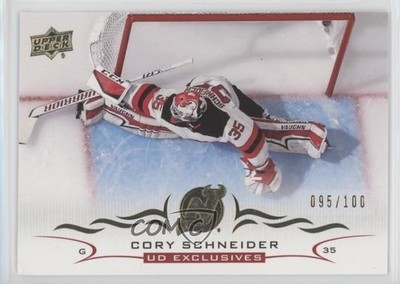 2018-19 Upper Deck UD Exclusives 95/100 Cory Schneider #363 8tn