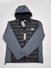 New Balance Mens Soft-Shell Stretch Jacket Water Wind Resistant SZ Medium