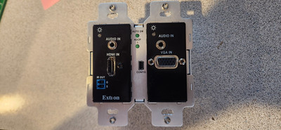 Extron, DTP T UWP 232 D 2-Input DTP Transceiver for HDMI and VGA, Tested Working