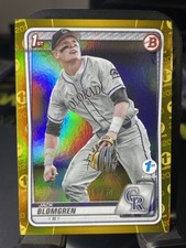 2020 Bowman Draft 1st Edition - Jack Blomgren #BD-162 Gold Foil /50 (RC) Call Up