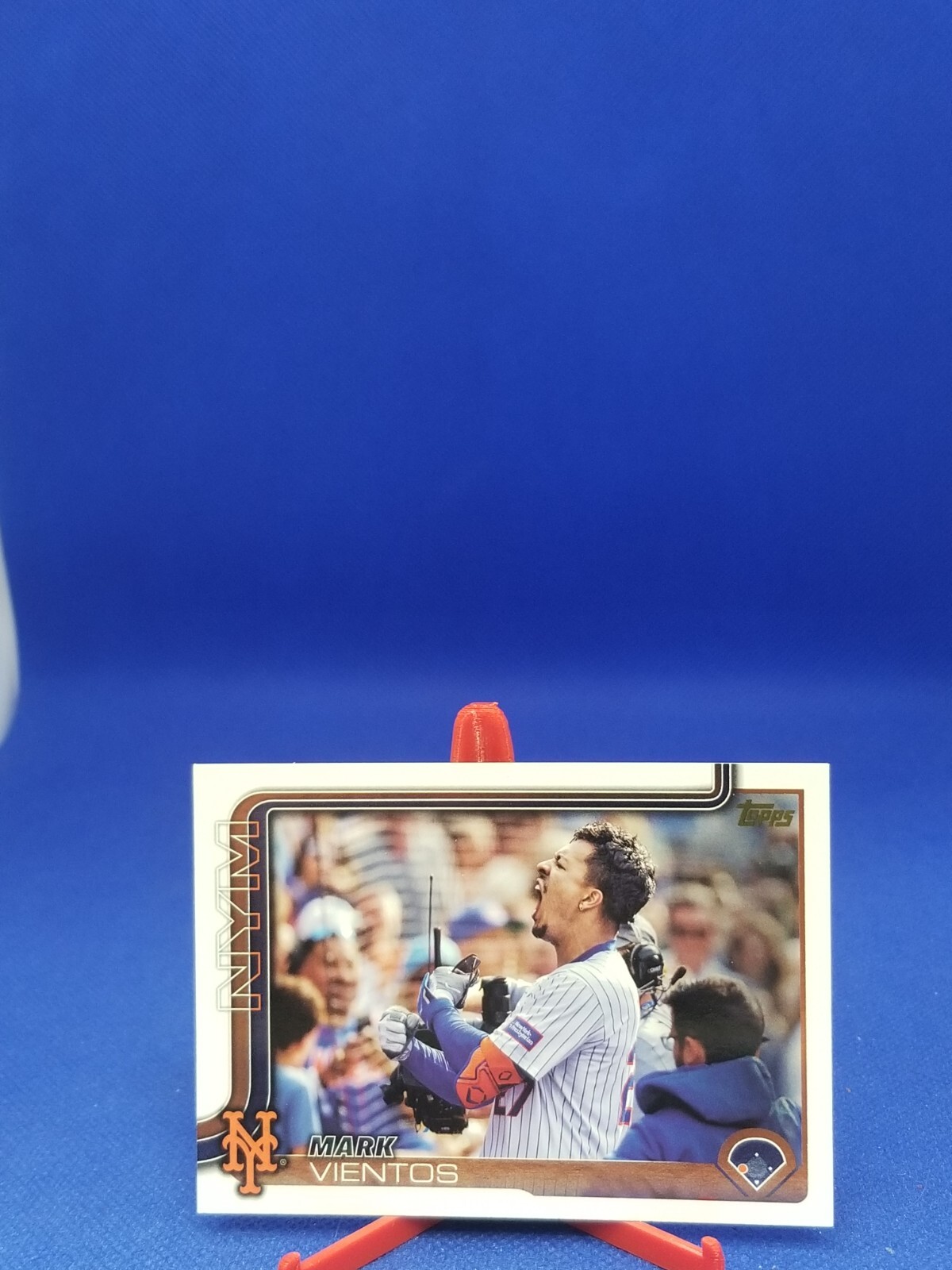 Mark Vientos 2025 Topps Golden Mirror Image Variation SP #174 NY Mets