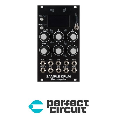 Erica Synths Sample Drum Percussion Source EURORACK - USED - PERFECT CIRCUIT