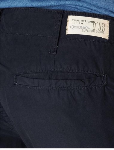 TRUE RELIGION Celina Cargo Rolled Overdye *NWT* Blue Coal - Picture 6 of 6