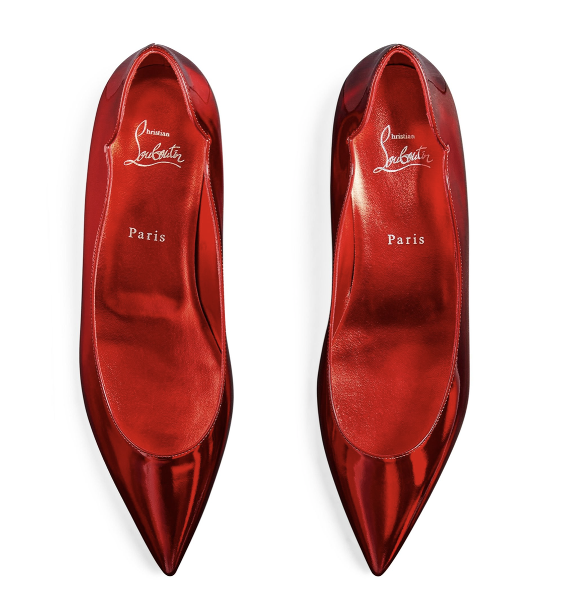 Christian Louboutin Hot Chickita Flat, Patent Psychic Red Christian Louboutin Hot Chickita Flat, Patent Psychic Red