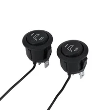 2X Car 3-Pin Hi/Low Heater Seat Rocker Heated On/Off Control Switch Round