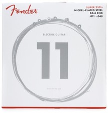 NEW - Fender Super 250's Nickle-Plated Steel Guitar Strings 11-49, 073-0250-408