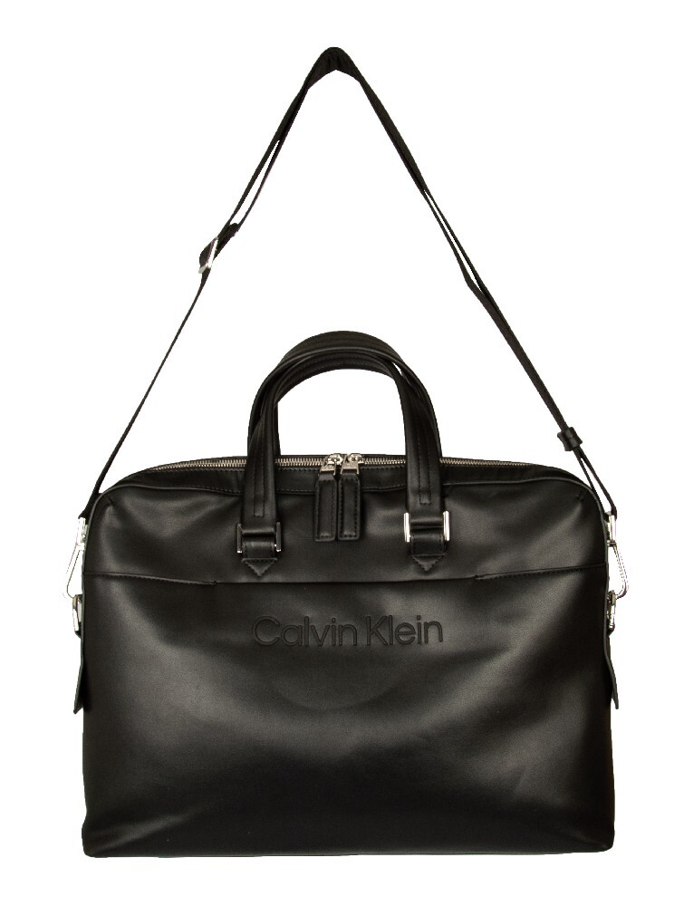 CK CALVIN KLEIN JEANS men's laptop messenger bag with logo on the
