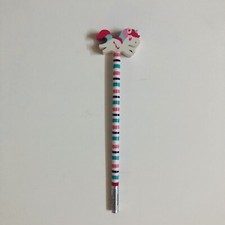 NEW Girl's Unicorn Eraser Striped Pencil