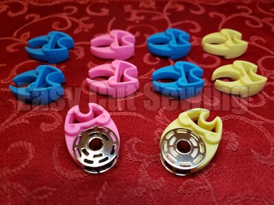 10 Bobbin Holder Clamps Thread Buddies Clips  Sewing Machine Notions Embroidery